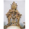Image 3 : A LOUIS XV-STYLE DEPONIRT ALABASTER AND GILT-METAL HANGING CLOCK