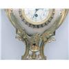 Image 4 : A LOUIS XV-STYLE DEPONIRT ALABASTER AND GILT-METAL HANGING CLOCK