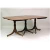 Image 2 : A REGENCY-STYLE MAHOGANY EXTENSION DINING TABLE