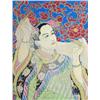 Image 2 : A HAND-COLORED WOODBLOCK PRINT, "LES PERLES, MANDCHOUKUO", BY PAUL JACOULET