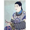 Image 2 : A HAND-COLORED WOODBLOCK PRINT, "LE MANDARIN AUX LUNETTES, MANDCHOUKUO", BY PAUL JACOULET