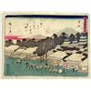 Image 3 : THREE UNFRAMED JAPANESE WOODBLOCK UKIYO-E PRINTS