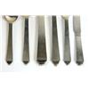 Image 2 : A GEORG JENSEN "PYRAMID" PATTERN STERLING SILVER PARTIAL FLATWARE SERVICE