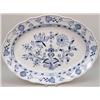 Image 1 : A LARGE MEISSEN BLUE ONION OVAL PLATTER