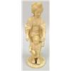 Image 1 : A CARVED IVORY FIGURE OF A MOTHER AND CHILD