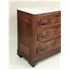 Image 2 : A VICTORIAN WALNUT MARBLE-TOP CHEST