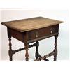 Image 3 : A JACOBEAN-STYLE OAK SINGLE-DRAWER SIDE TABLE