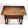 Image 6 : A JACOBEAN-STYLE OAK SINGLE-DRAWER SIDE TABLE