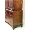 Image 2 : A GEORGE III MAHOGANY LINEN PRESS