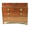 Image 7 : A GEORGE III MAHOGANY LINEN PRESS