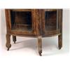 Image 3 : A VICTORIAN OAK CURVED GLASS CHINA CABINET