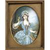 Image 2 : A PAINTED IVORY MINIATURE OF A LOVELY YOUNG WOMAN