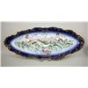 Image 2 : A CONTINENTAL GILT-DECORATED COBALT BLUE PORCELAIN FISH SERVICE