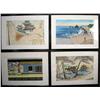 Image 1 : FOUR ASIAN POLYCHROME PRINTS