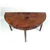 Image 3 : A FEDERAL WALNUT DEMI-LUNE TABLE