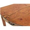 Image 5 : A FEDERAL WALNUT DEMI-LUNE TABLE