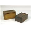 Image 1 : TWO 19TH CENTURY WOOD BOXES