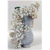 Image 1 : A CHINESE JADE VASE WITH JADE FLOWER BLOSSOMS
