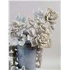 Image 2 : A CHINESE JADE VASE WITH JADE FLOWER BLOSSOMS