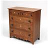 Image 1 : A FIGURAL WALNUT AND INLAID SPICE CHEST