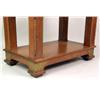 Image 3 : AN ARTS AND CRAFTS BRASS-MOUNTED CARVED OAK CENTER TABLE