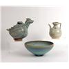 Image 1 : A GROUP OF THREE SONG DYNASTY PORCELAIN ITEMS