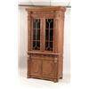 Image 1 : A RENAISSANCE-REVIVAL-STYLE GOLDEN OAK BOOKCASE