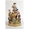 Image 1 : A MEISSEN FIGURAL GROUP DEPICTING THE AUTUMN GRAPE HARVEST