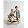 Image 2 : TWO MEISSEN FIGURALS OF CHILDREN IN SEASONAL SETTINGS, DEPICTING AUTUMN AND WINTER, 19TH CENTURY