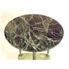 Image 2 : A PATINATED BRASS AND GREEN MARBLE GARDEN TABLE