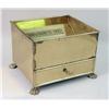 Image 1 : A BRASS RECTANGULAR CIGAR AND CIGARETTE BOX