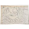 Image 2 : A PEN AND INK DRAWING, PORTRAIT OF A RECLINING NUDE, ATTRIBUTED TO HENRI MATISSE