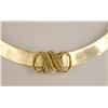 Image 2 : A 14K YELLOW GOLD OMEGA NECKLACE