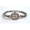 Image 2 : A HAMILTON PLATINUM LADIES WRISTWATCH