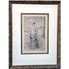Image 1 : A FRAMED ETCHING
