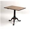Image 1 : A GEORGE II MAHOGANY TILT-TOP TABLE