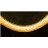 Image 2 : AN EARLY GILTWOOD OVAL FISH-SCALE MIRROR