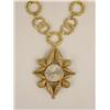 Image 3 : AN 18K YELLOW GOLD PATEK PHILIPPE GENTLEMENS WRISTWATCH AS A PENDANT IN AN ELABORATE CIRCULAR LINK N