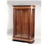 Image 1 : A CUSTOM-MADE ITALIAN ART DECO-STYLE INLAID MAHOGANY CURIO CABINET