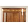 Image 2 : A CUSTOM-MADE ITALIAN ART DECO-STYLE INLAID MAHOGANY CURIO CABINET