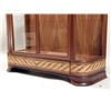 Image 3 : A CUSTOM-MADE ITALIAN ART DECO-STYLE INLAID MAHOGANY CURIO CABINET