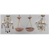 Image 1 : A PAIR OF LOUIS XV-STYLE THREE-ARM CHANDELIERS