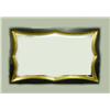 Image 1 : A LARGE GILTWOOD AND EBONIZED WALL MIRROR