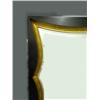 Image 2 : A LARGE GILTWOOD AND EBONIZED WALL MIRROR