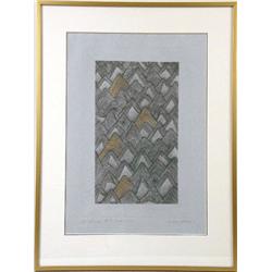 A FRAMED ETCHING