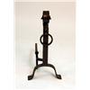 Image 2 : A PAIR OF WROUGHT-IRON ANDIRONS