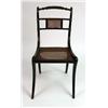 Image 3 : A REGENCY EBONIZED SIDE CHAIR