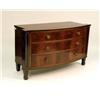 Image 1 : AN EDWARD GARRATT MAHOGANY BOW-FRONT CHEST OF DRAWERS