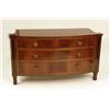 Image 4 : AN EDWARD GARRATT MAHOGANY BOW-FRONT CHEST OF DRAWERS
