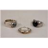 Image 1 : THREE STERLING SILVER RINGS